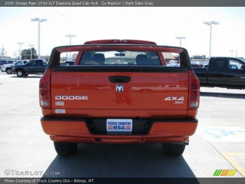 Go ManGo! / Dark Slate Gray 2005 Dodge Ram 1500 SLT Daytona Quad Cab 4x4