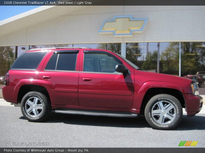 Red Jewel / Light Gray 2008 Chevrolet TrailBlazer LT 4x4