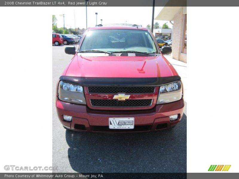 Red Jewel / Light Gray 2008 Chevrolet TrailBlazer LT 4x4