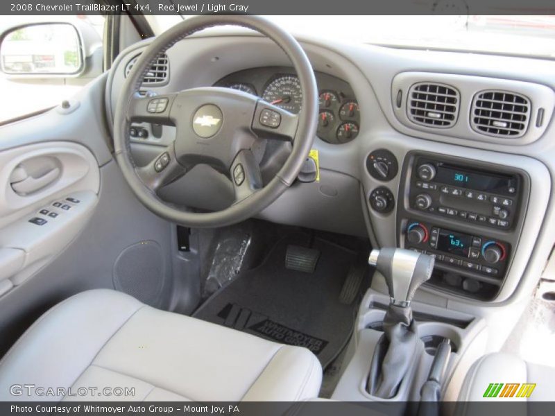 Red Jewel / Light Gray 2008 Chevrolet TrailBlazer LT 4x4