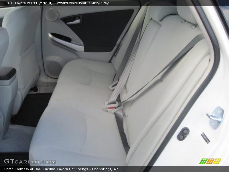Blizzard White Pearl / Misty Gray 2010 Toyota Prius Hybrid III