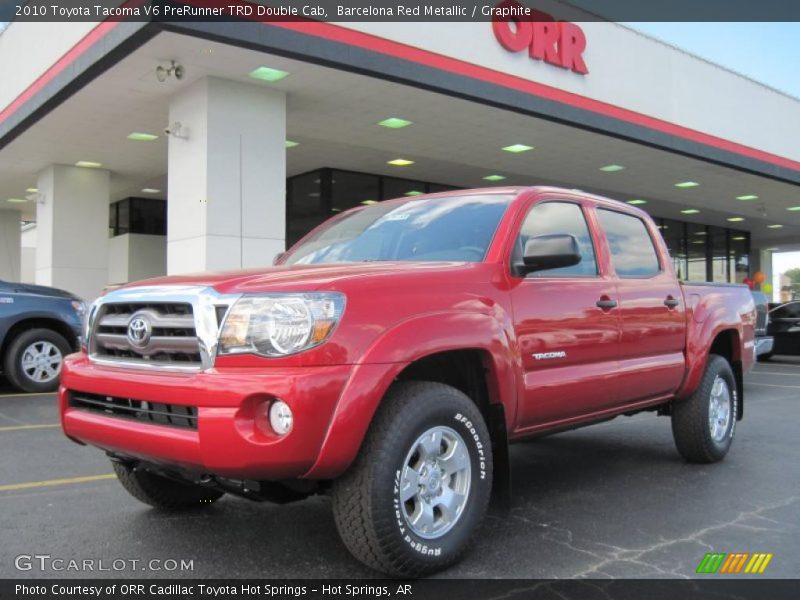 Barcelona Red Metallic / Graphite 2010 Toyota Tacoma V6 PreRunner TRD Double Cab