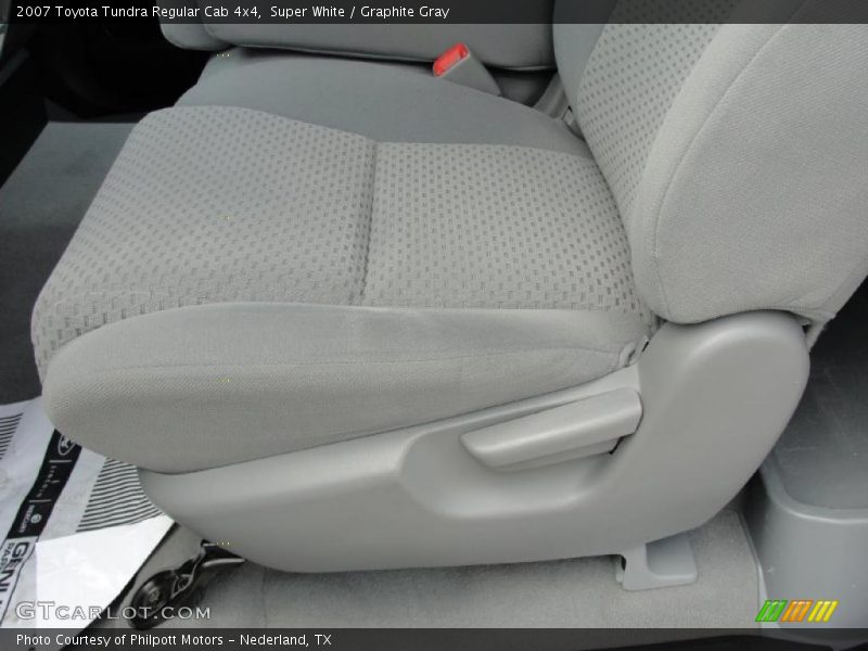 Super White / Graphite Gray 2007 Toyota Tundra Regular Cab 4x4