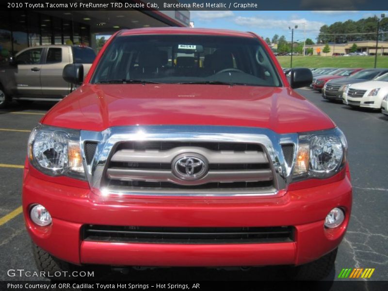 Barcelona Red Metallic / Graphite 2010 Toyota Tacoma V6 PreRunner TRD Double Cab