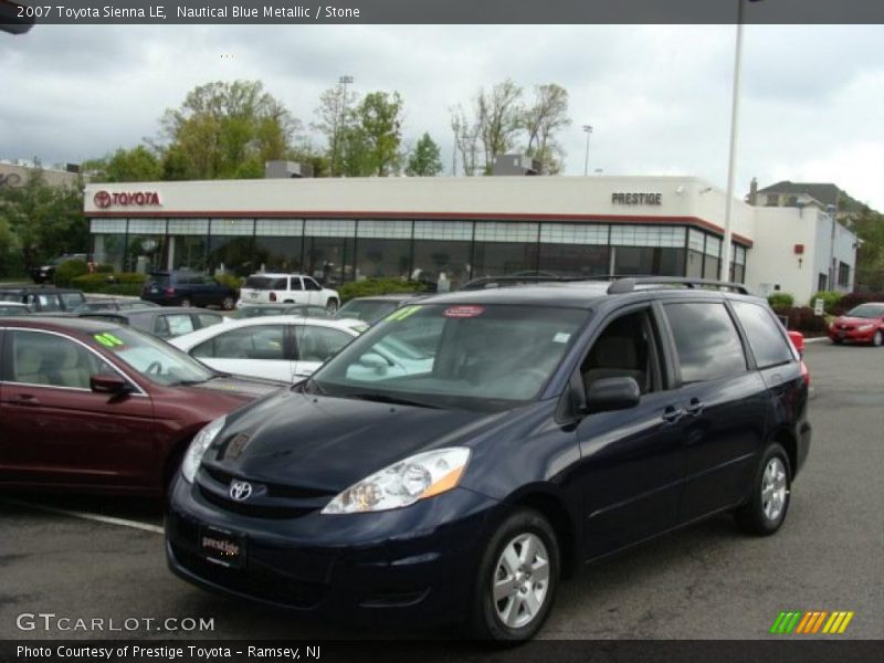 Nautical Blue Metallic / Stone 2007 Toyota Sienna LE