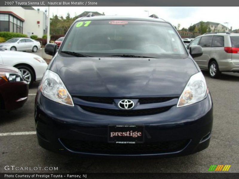 Nautical Blue Metallic / Stone 2007 Toyota Sienna LE