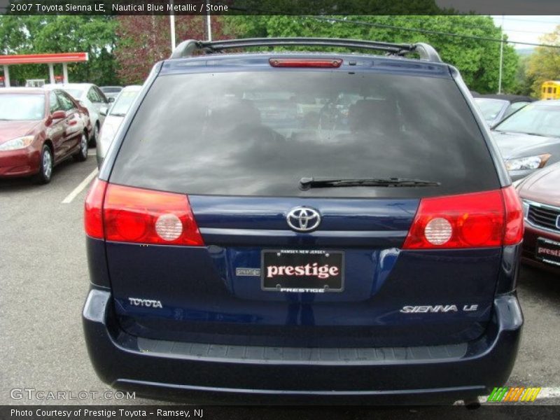 Nautical Blue Metallic / Stone 2007 Toyota Sienna LE