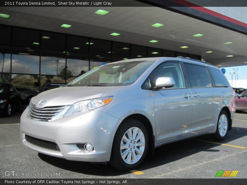 Silver Sky Metallic / Light Gray 2011 Toyota Sienna Limited