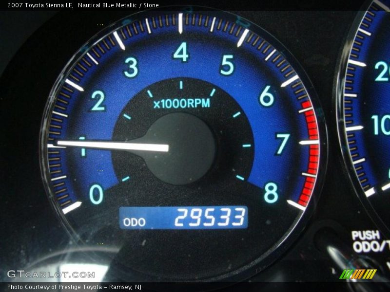Nautical Blue Metallic / Stone 2007 Toyota Sienna LE