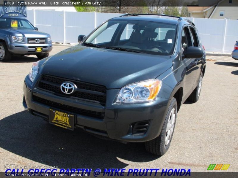 Black Forest Pearl / Ash Gray 2009 Toyota RAV4 4WD