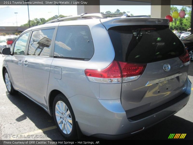 Silver Sky Metallic / Light Gray 2011 Toyota Sienna Limited