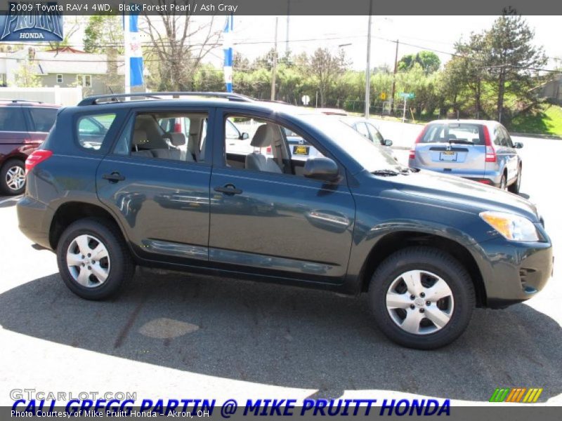 Black Forest Pearl / Ash Gray 2009 Toyota RAV4 4WD