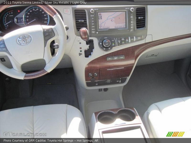 Silver Sky Metallic / Light Gray 2011 Toyota Sienna Limited