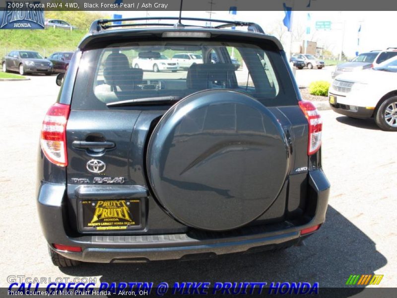 Black Forest Pearl / Ash Gray 2009 Toyota RAV4 4WD