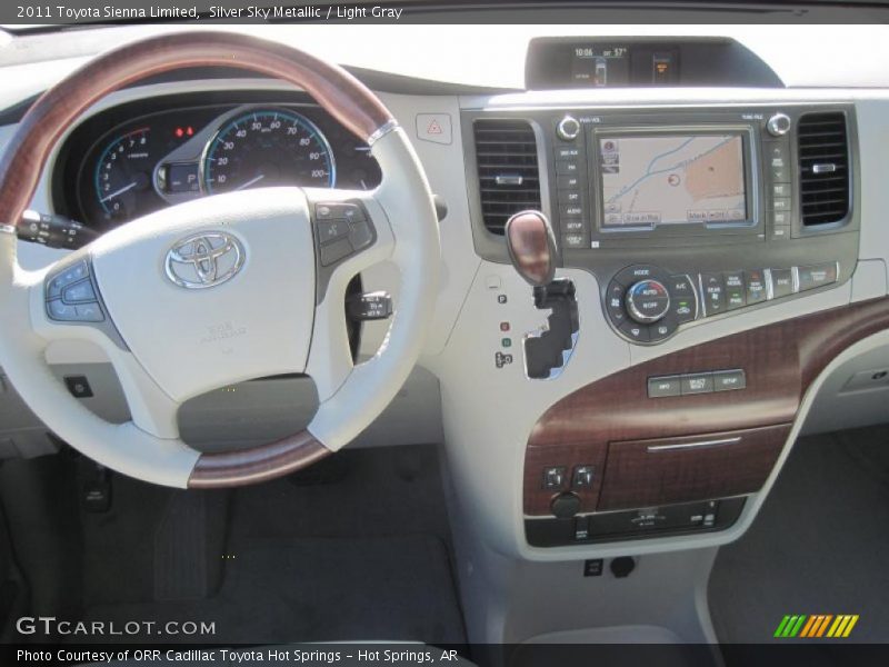 Silver Sky Metallic / Light Gray 2011 Toyota Sienna Limited