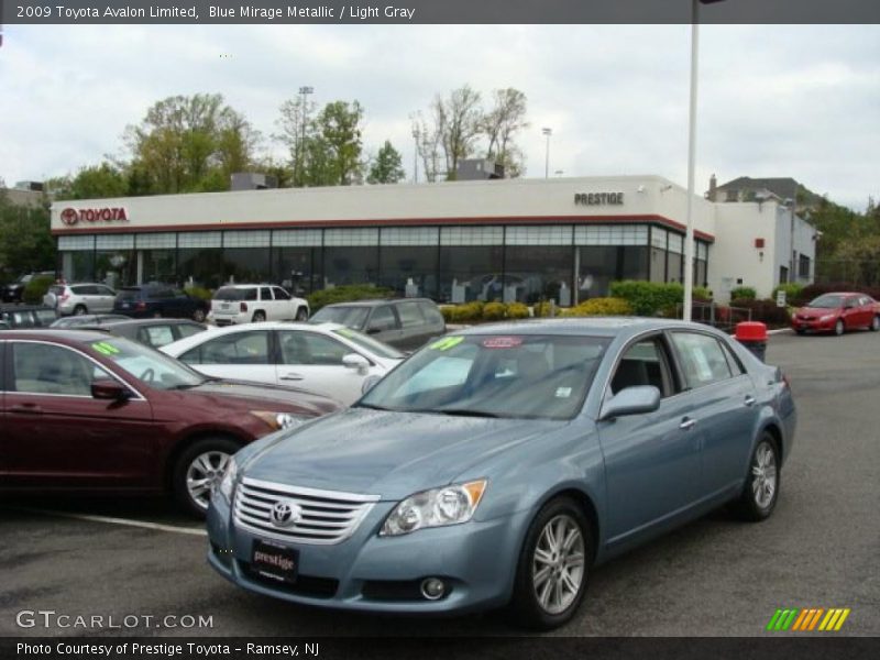 Blue Mirage Metallic / Light Gray 2009 Toyota Avalon Limited