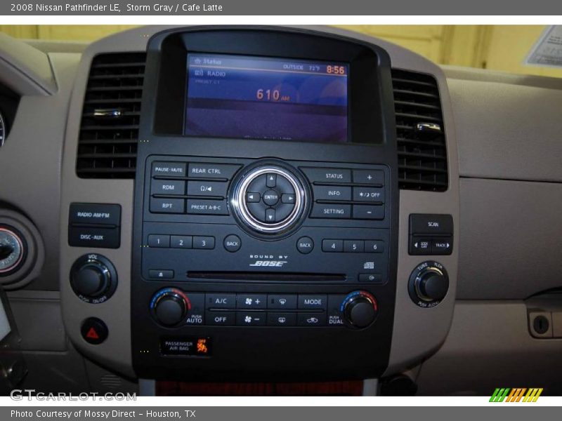 Storm Gray / Cafe Latte 2008 Nissan Pathfinder LE