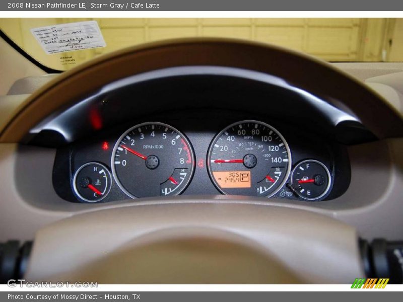 Storm Gray / Cafe Latte 2008 Nissan Pathfinder LE