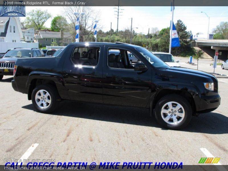 Formal Black / Gray 2008 Honda Ridgeline RTL