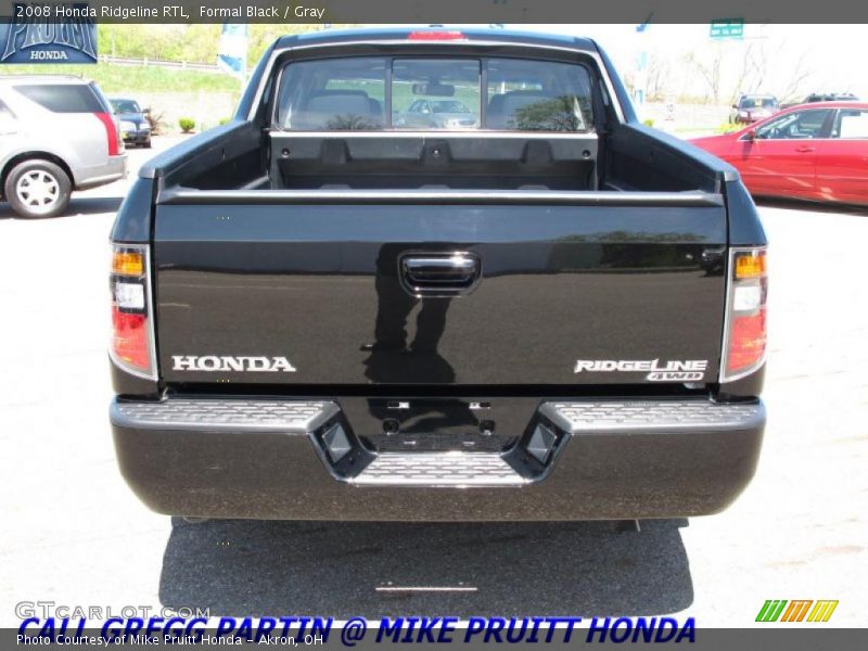 Formal Black / Gray 2008 Honda Ridgeline RTL