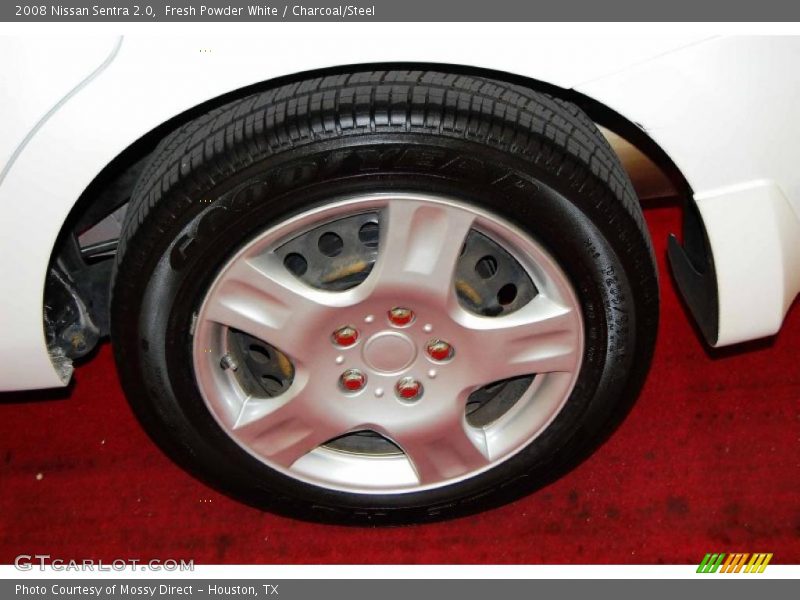 Fresh Powder White / Charcoal/Steel 2008 Nissan Sentra 2.0