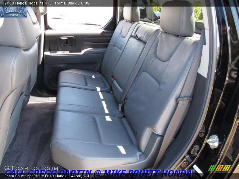 Formal Black / Gray 2008 Honda Ridgeline RTL