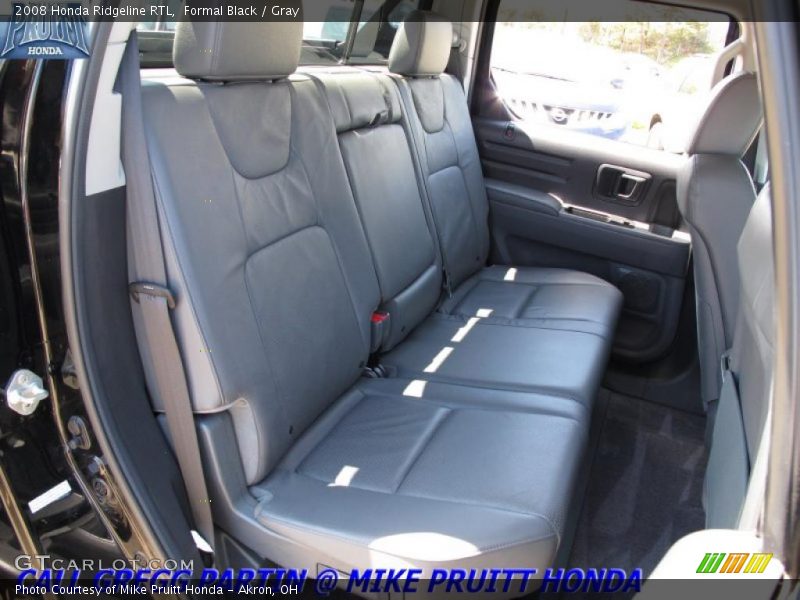 Formal Black / Gray 2008 Honda Ridgeline RTL