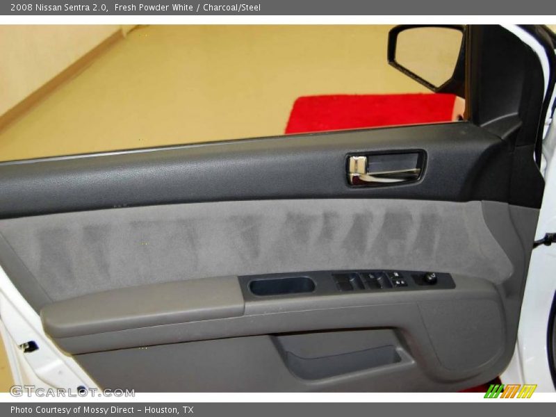 Fresh Powder White / Charcoal/Steel 2008 Nissan Sentra 2.0