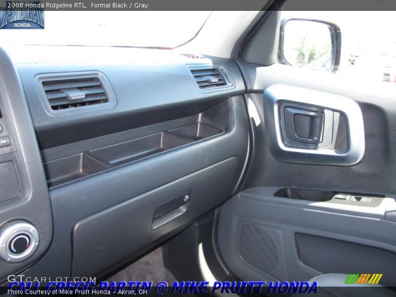 Formal Black / Gray 2008 Honda Ridgeline RTL