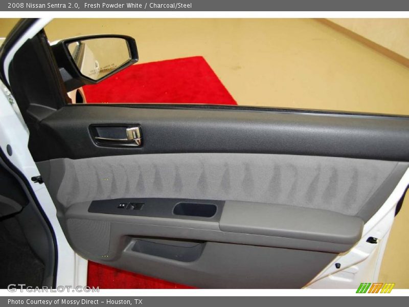 Fresh Powder White / Charcoal/Steel 2008 Nissan Sentra 2.0