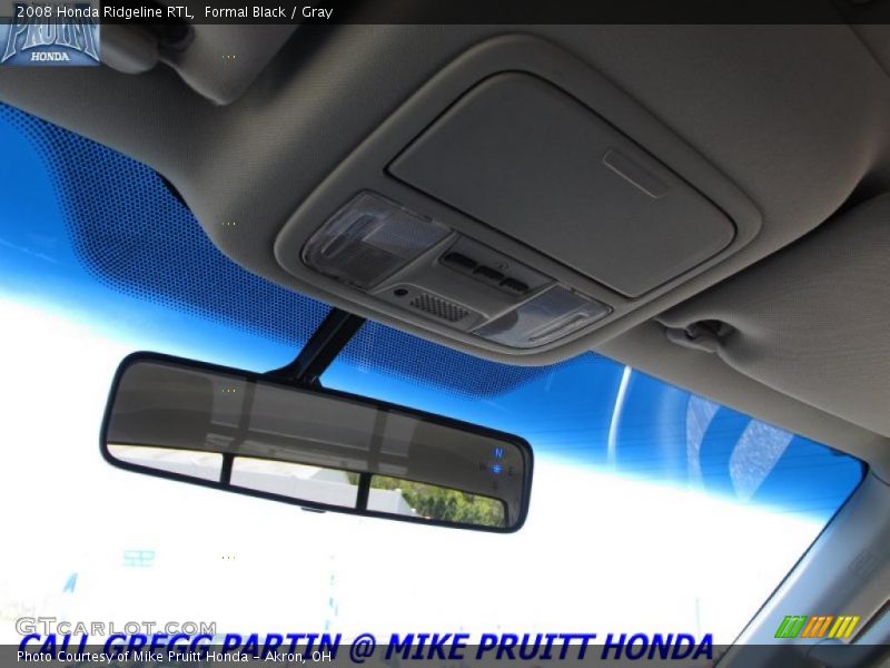 Formal Black / Gray 2008 Honda Ridgeline RTL