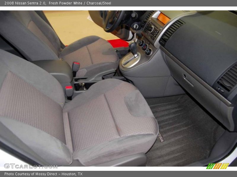 Fresh Powder White / Charcoal/Steel 2008 Nissan Sentra 2.0