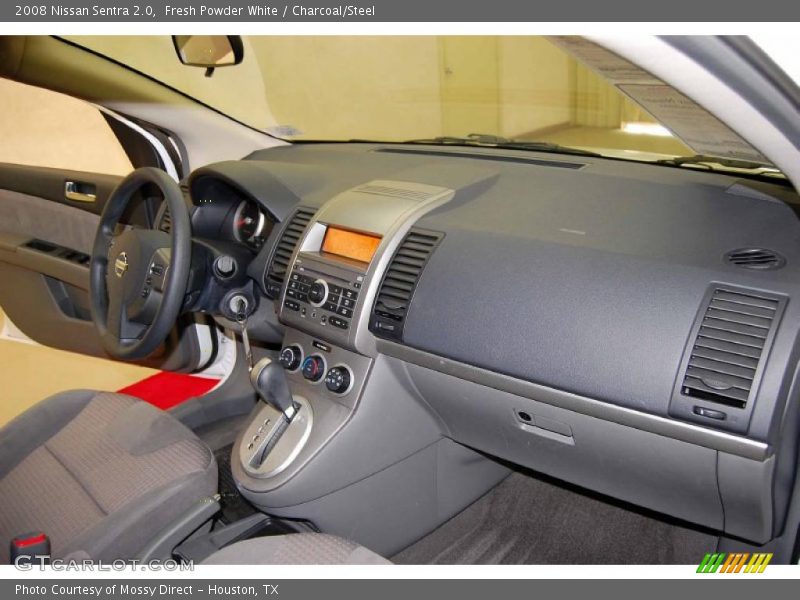 Fresh Powder White / Charcoal/Steel 2008 Nissan Sentra 2.0