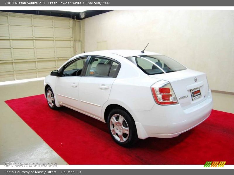 Fresh Powder White / Charcoal/Steel 2008 Nissan Sentra 2.0