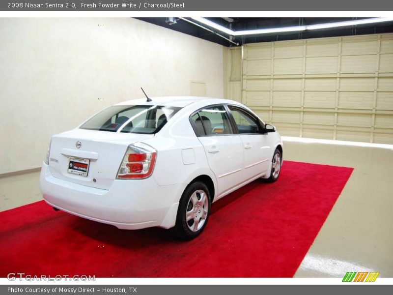 Fresh Powder White / Charcoal/Steel 2008 Nissan Sentra 2.0
