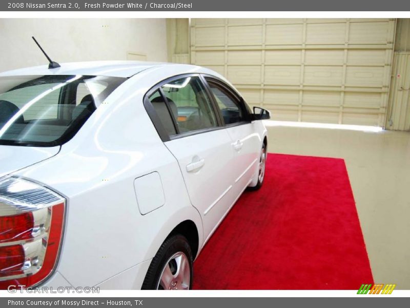 Fresh Powder White / Charcoal/Steel 2008 Nissan Sentra 2.0