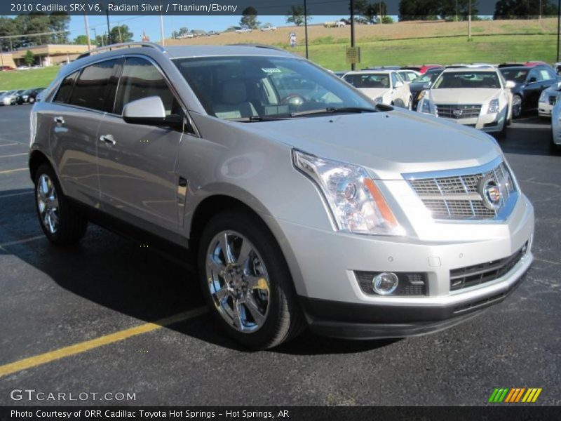 Radiant Silver / Titanium/Ebony 2010 Cadillac SRX V6