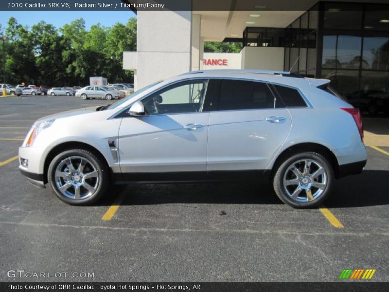 Radiant Silver / Titanium/Ebony 2010 Cadillac SRX V6