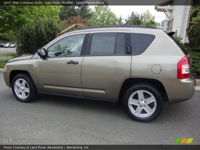 Light Khaki Metallic / Pastel Pebble Beige 2007 Jeep Compass Sport