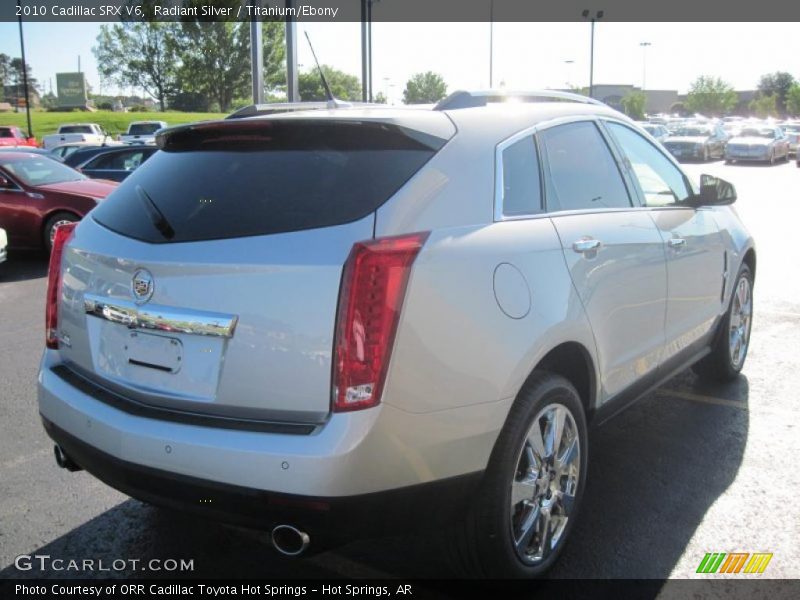 Radiant Silver / Titanium/Ebony 2010 Cadillac SRX V6