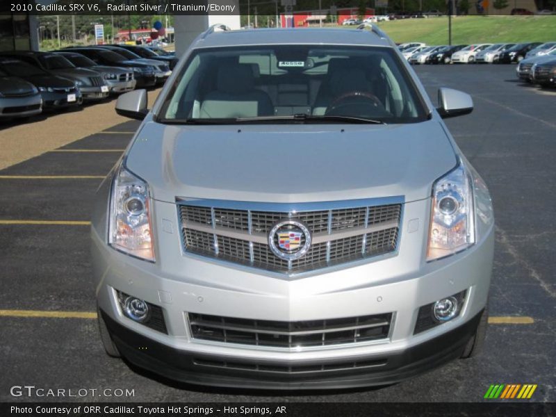 Radiant Silver / Titanium/Ebony 2010 Cadillac SRX V6