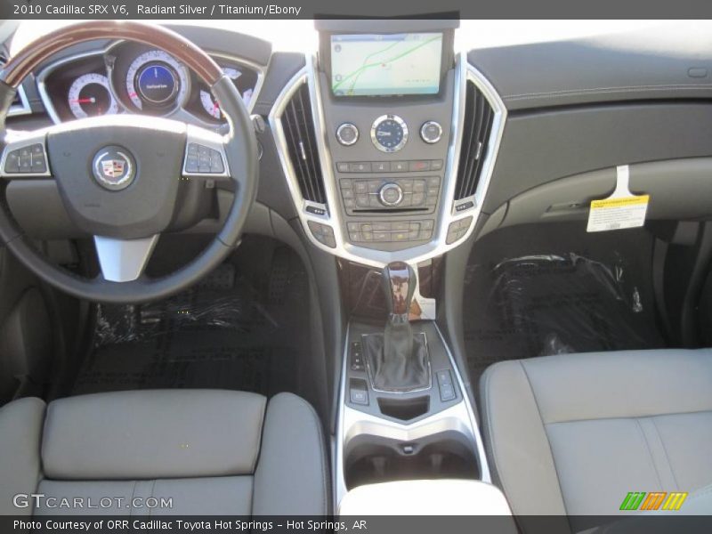 Radiant Silver / Titanium/Ebony 2010 Cadillac SRX V6