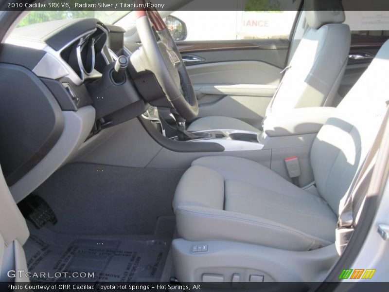 Radiant Silver / Titanium/Ebony 2010 Cadillac SRX V6
