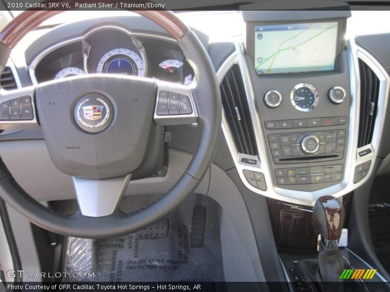 Radiant Silver / Titanium/Ebony 2010 Cadillac SRX V6