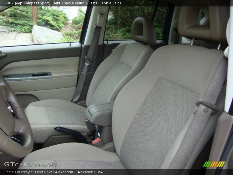 Light Khaki Metallic / Pastel Pebble Beige 2007 Jeep Compass Sport