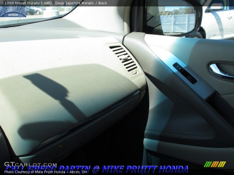 Deep Sapphire Metallic / Black 2009 Nissan Murano S AWD