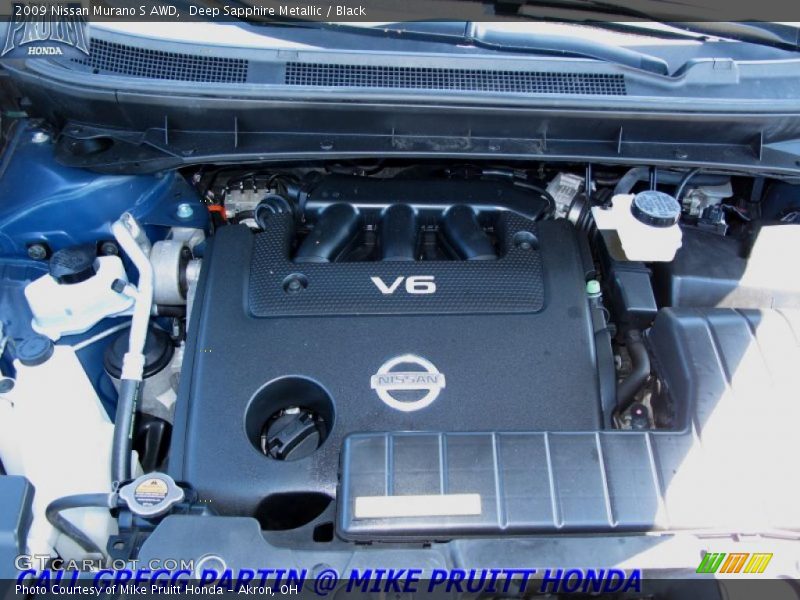 Deep Sapphire Metallic / Black 2009 Nissan Murano S AWD