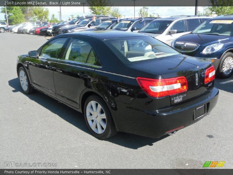 Black / Light Stone 2007 Lincoln MKZ Sedan