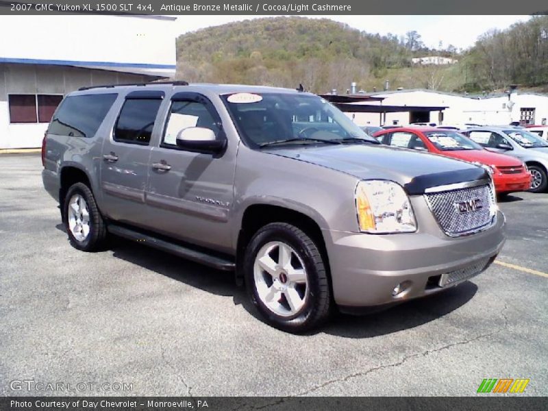 Antique Bronze Metallic / Cocoa/Light Cashmere 2007 GMC Yukon XL 1500 SLT 4x4