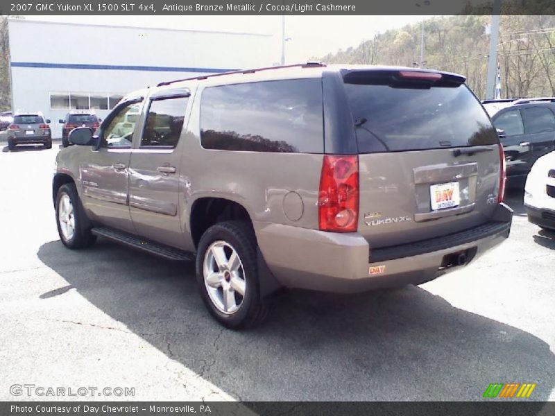 Antique Bronze Metallic / Cocoa/Light Cashmere 2007 GMC Yukon XL 1500 SLT 4x4
